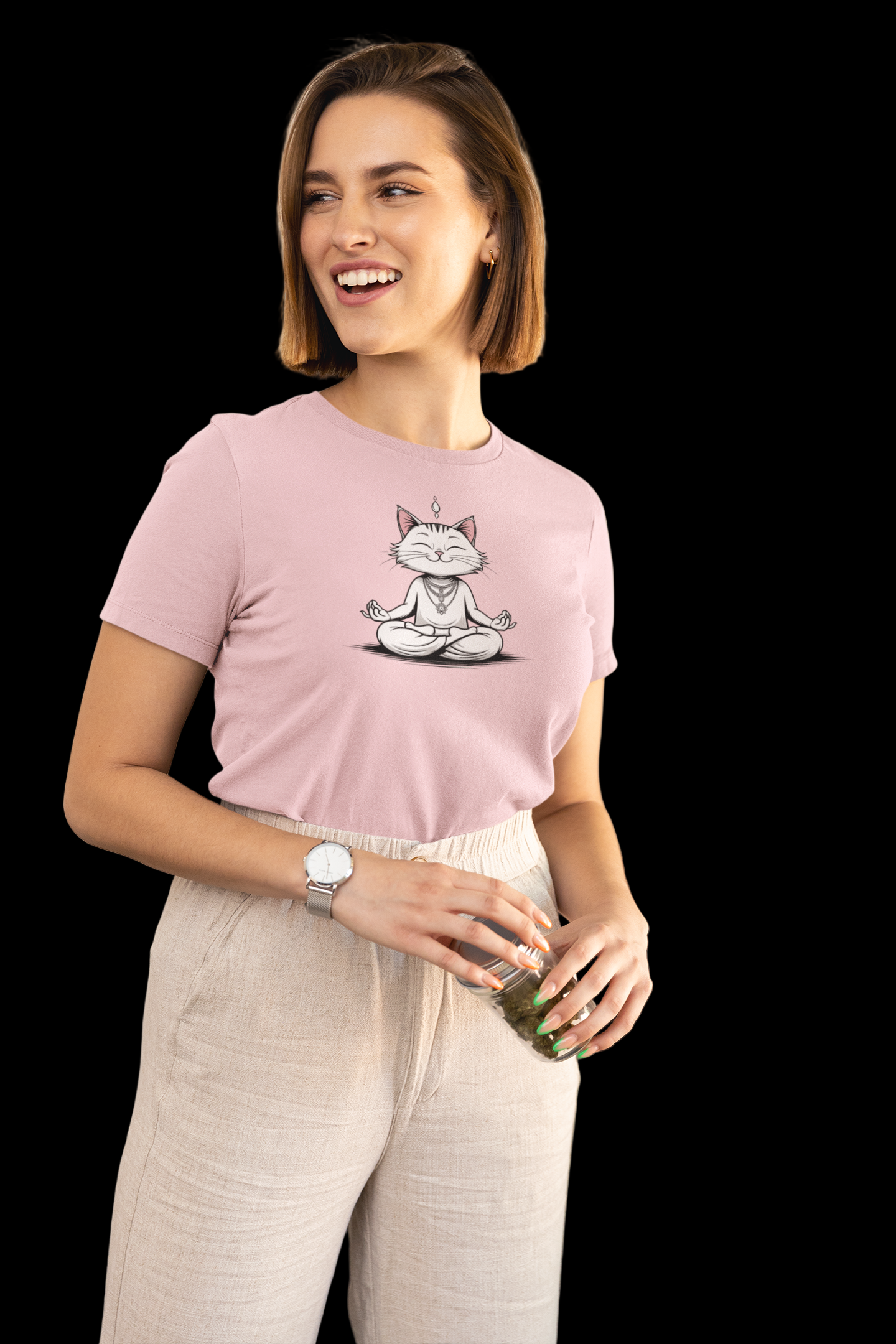 Unisex t-shirt - Yoga Cat