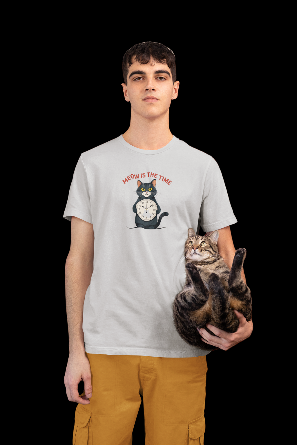 Unisex t-shirt - Meow is The Time