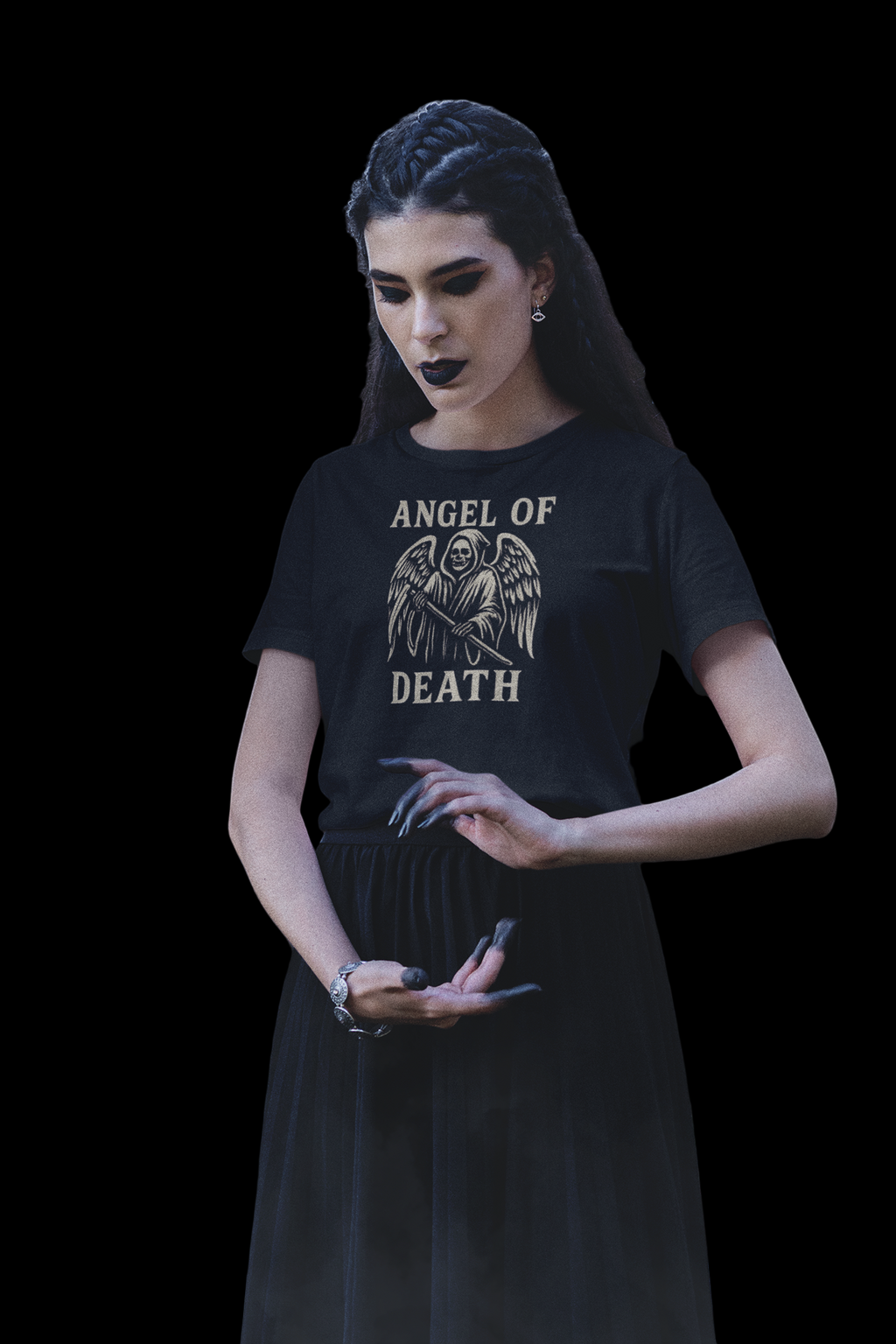 The Angel of Death Tee – Gothic Streetwear