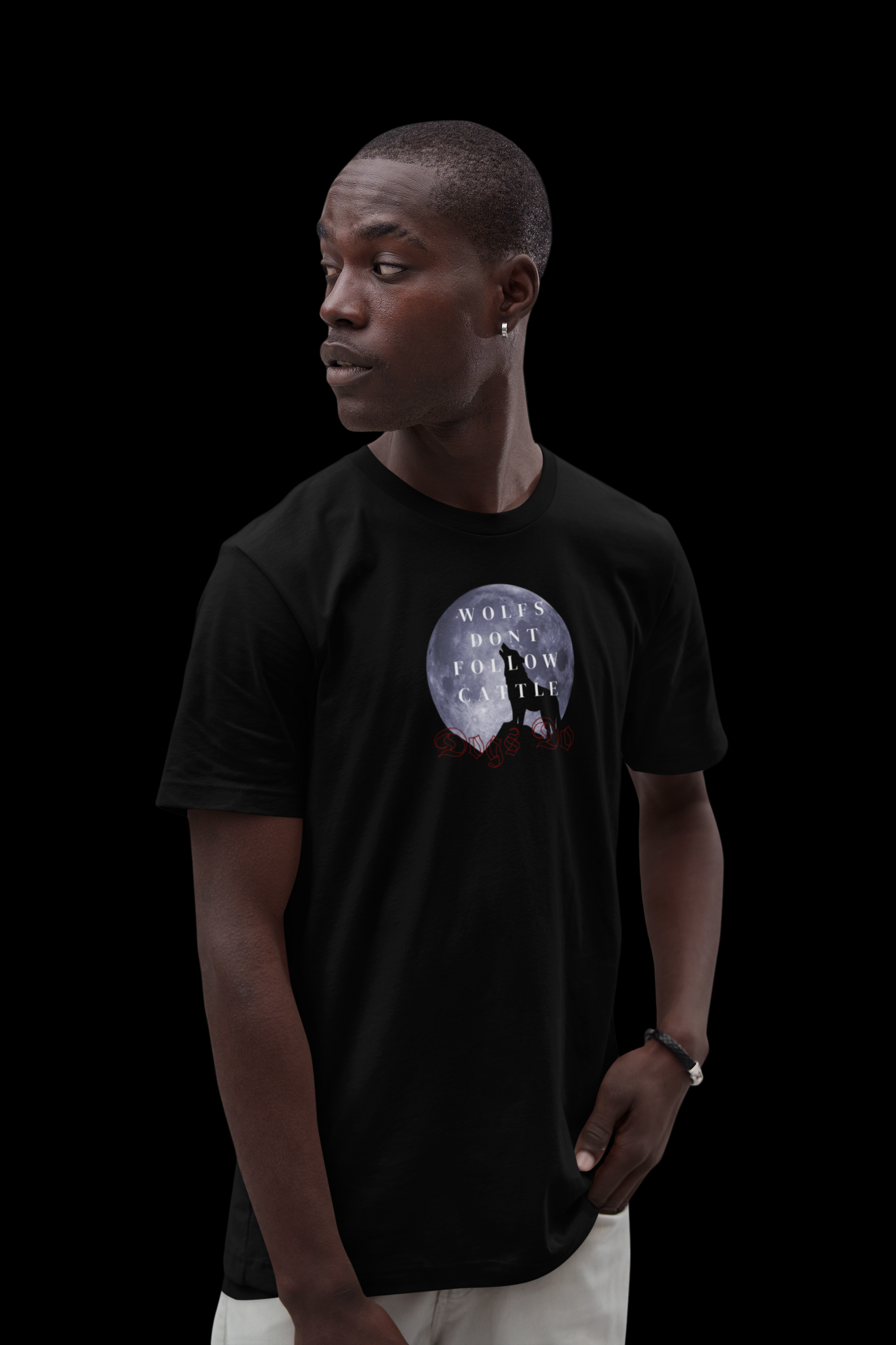 Unisex t-shirt - Wolves Don’t Follow, Dogs Do – Alpha Mindset