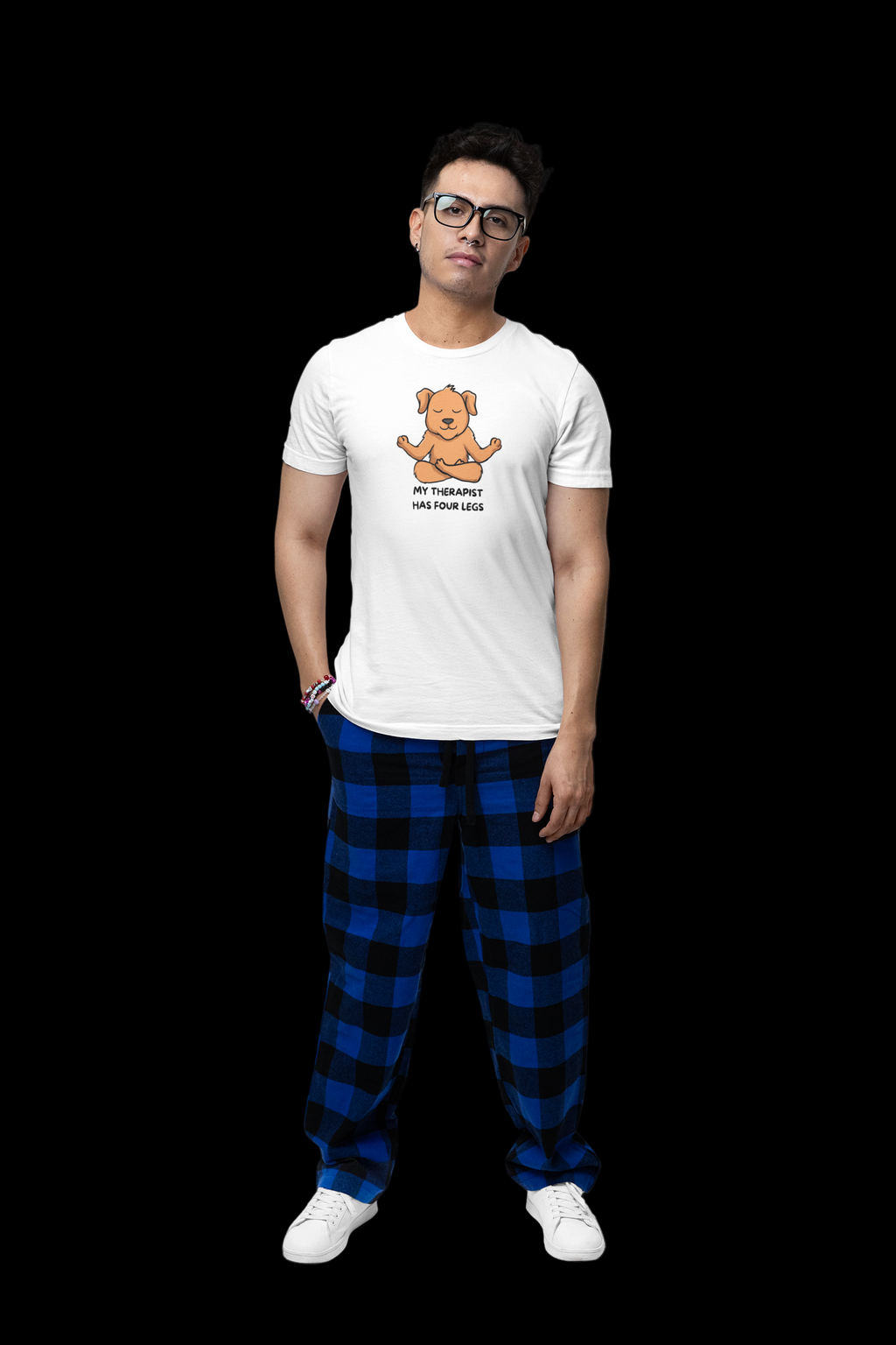 Four-Legged Therapist Tee – Funny Dog Quote Shirt