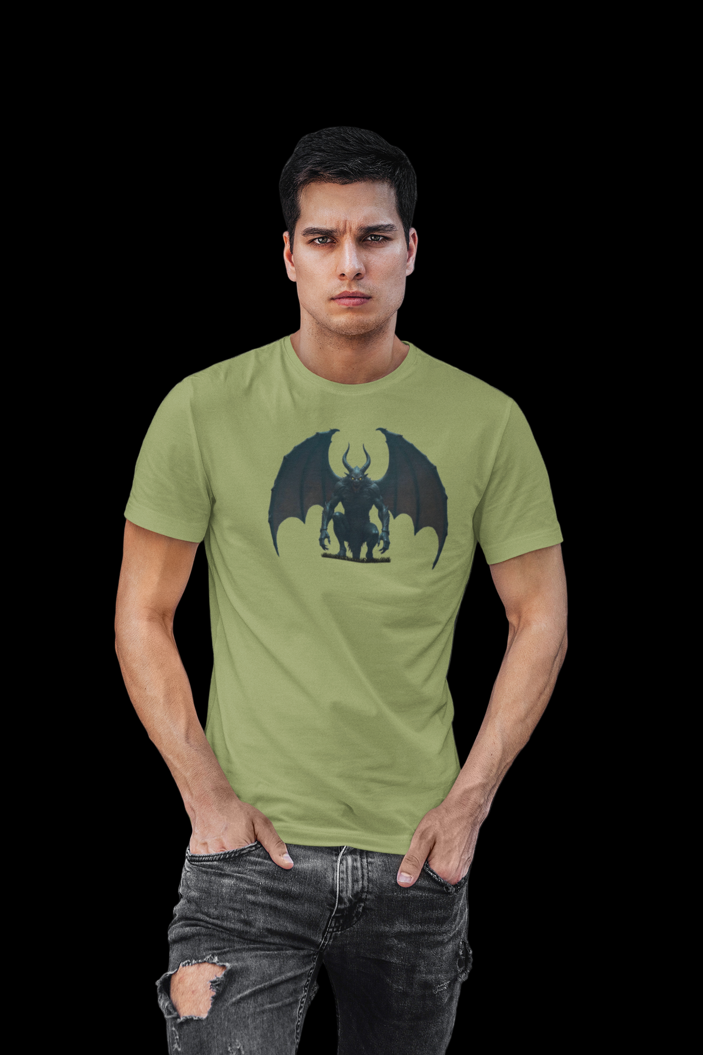Fallen Angel Tee – Dark Aesthetic Design