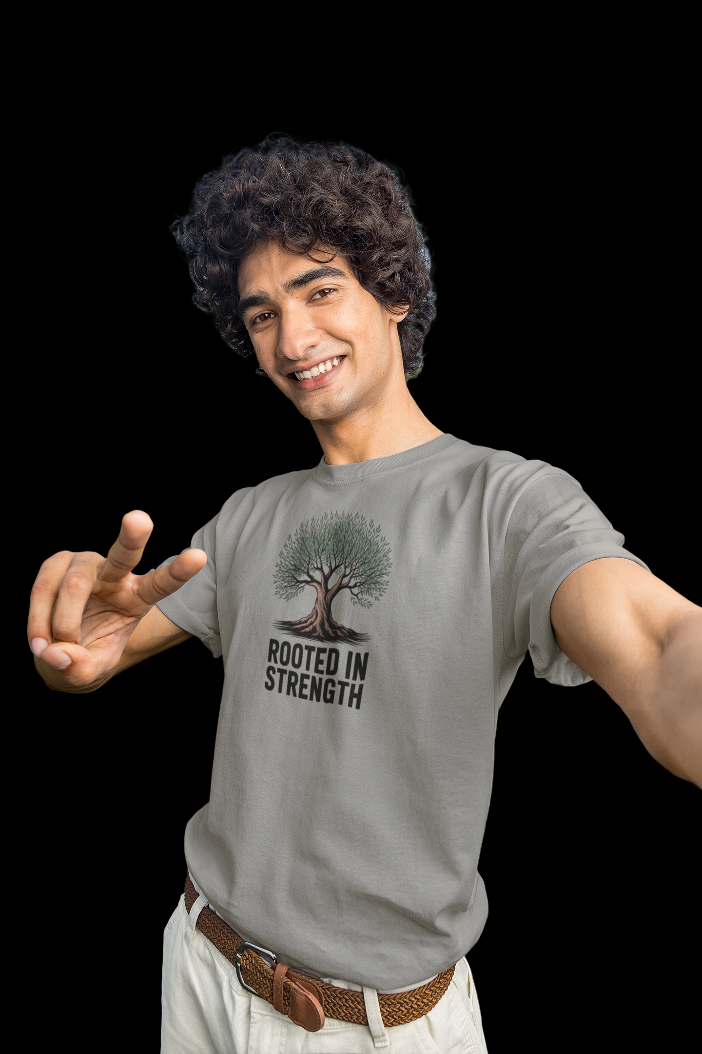 Unisex t-shirt - Rooted In Strength Olive Tree